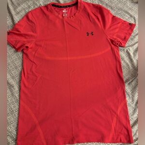 Under Armour Men's Vibrant Red Short Sleeve Tee
